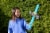 ​Mattel Minecraft Sword and Pickaxe 2-in-1 Toy Perspective: left