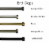 Linen Avenue End Cap Single Window Curtain Rod Set, 66 to 120-Inch, Matte Black Perspective: left