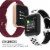 iTouch Air 3 Smartwatch: Rose Gold Case with Blush Strap 40mm Perspective: left