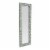 Woodworth Boho Handcrafted Painted Full Length Standing Mirror, Gray and White Perspective: left