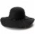 Collection 18 Vegan Felt Floppy Hat - Black Perspective: left