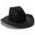 Collection 18 Straw Cowboy Hat - Black Perspective: left