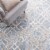 Martha Stewart Isabella Rug - Silver/Ivory Perspective: left