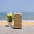 SAFAVIEH Outdoor Collection Serapis Trash Bin Natural Perspective: left