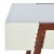 SAFAVIEH Marwood Desk White / Brown Perspective: left