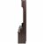 Pemberly Row 60  Hall Tree with 24 Cubbies in Espresso Perspective: left