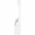 Pemberly Row Contemporary 24 Cubby 60  Hall Tree in White Perspective: left