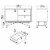 Pemberly Row 1 Door 2 Drawer Sideboard in White Matte & Black Perspective: left