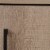 Pemberly Row Modern 4-Shelf Wood Bookcase with Doors in Summer Oak Perspective: left