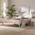 Bowery Hill Full Size White Finished Wood Platform Bed Frame Perspective: left