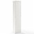 Pemberly Row 2 Drawer Linen Cabinet in Distressed White Perspective: left