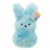 Easter Holiday Home Blue Plush Peeps Perspective: left