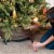 Northlight Large Adjustable Upright Christmas Tree Protective Storage Bag W/ 2 Way Rolling - Perspective: left