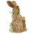Northlight 14  Sisal Mommy and Baby Bunny Easter Figure Perspective: left
