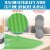 Zulay Kitchen Flexible Cutting Board Mats Set of 3 - Curved Edge (Green,Blue,Grape) Perspective: left