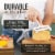 Zulay Kitchen Adjustable Hand Held Cheese Cutter with 2 Extra Wires Perspective: left