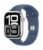 Apple® Watch Series 10 GPS 46mm Silver Aluminum Case with Denim Sport Band - M/L Perspective: left