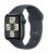 Apple Watch SE 40mm Midnight Aluminum Case with Midnight Sport Band Perspective: left