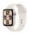 Apple Watch SE GPS 40mm OLED Display Starlight Aluminum Case with Starlight Sport Band - S/M Perspective: left