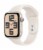 Apple Watch SE GPS 44mm Retina OLED Display Starlight Aluminum Case with Starlight Sport Band S/M Perspective: left