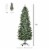 7.5' Fake Unlit Holiday Christmas Tree w/ Snow-Dipped Branches & Metal Stand Perspective: left