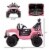 12V Battery Powered Kids Ride On Car Off Road Truck Toy w/ Parent Remote, Pink Perspective: left