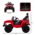 12V Battery Powered Kids Ride On Car Off Road Truck Toy w/ Parent Remote, Red Perspective: left