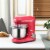 Stand Mixer w/ 6 Qt Stainless Steel Mixing Bowl, Beater, & Dough Hook, Red Perspective: left