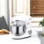 Stand Mixer w/ 6 Qt Stainless Steel Mixing Bowl, Beater, & Dough Hook, White Perspective: left