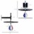 Speed Bags for Boxing, Adjustable Height, MMA, Martial Arts, and Boxing Bag Perspective: left