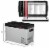 Car Refrigerator 29 QT Portable Camping Fridge Freezer 12/24V DC, 110-240V AC Perspective: left
