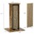 Cardboard and Sisal Cat Scratching Post /w Cardboard Cat Scratching Post Refill Perspective: left