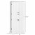 70  Modern Kitchen Pantry Storage Cupboard Cabinet w/ 6-Tier Shelving, White Perspective: left