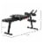 Multi-Workout Ab Machine Foldable Abdominal Cruncher Sit Up Bench Side Shaper Perspective: left