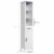Tall Bathroom Storage Cabinet, Freestanding Linen Tower Slim Organizer, White Perspective: left