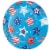 Creative Converting Patriotic Proud 7-Inch Paper Plates Perspective: left