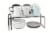 Core Kitchen Expandable Cabinet Shelf Organizer Perspective: left