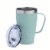 Manna™ Cozy™ Stainless Steel Coffee Mug - Green Powder Coat Perspective: left
