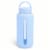 Manna™ Glass Water Bottle - Blue Perspective: left