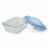 Manna™ Glass Bento Box - Blue Perspective: left
