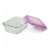 Manna™ Glass Bento Box - Purple Perspective: left