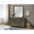 41 In. X 41 In. Classic Square Wood Framed Dresser Mirror Perspective: left