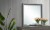 Lorana 38 In. X 38 In. Modern Square Framed Dresser Mirror Perspective: left