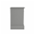 Xylon 1-Drawer Grey Bedside Table Nightstand (24.2 in. x 21.7 in. x 15.7 in.) Perspective: left