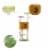 51 4-Tier Modern Sisal Heart Cat Tree, Scratching Posts, Napping Perch, Dangling Toys Perspective: left