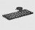 HP 400 Wired Backlit Keyboard Perspective: left