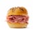 Baked Ham Fresh Sliced Deli Meat Perspective: left