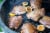 Honeysuckle White® Bone-in Turkey Thighs Perspective: left