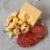 Murray's® English Cheddar Cheese (sold in ½ pound units) Perspective: left