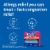 Benadryl Allergy Plus Congestion Ultratabs Tablets Perspective: left